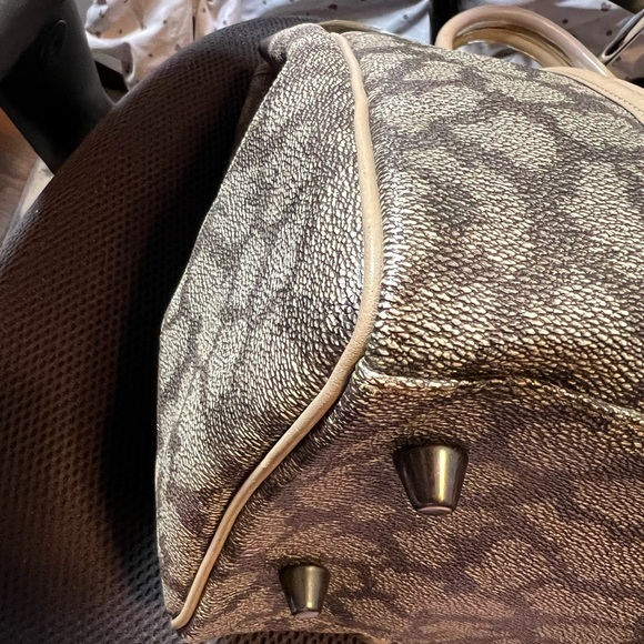 Authentic Vintage Saint Laurent giraffe print hand bag - Picture 6 of 12